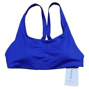 Athleta Malibu Bikini Top A-C NWT In Cerulean Sz L